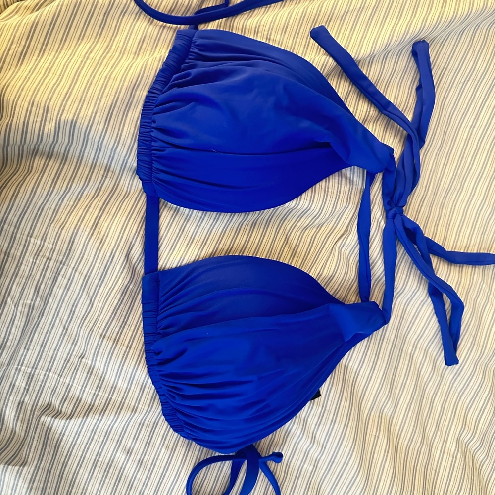 La Blanca Royal Blue Bikini Top